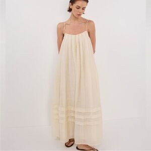 NWT DISSH Tahiti Lemon Midi Dress